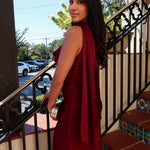 Cabernet Scarf Maxi Dress - Keepsake