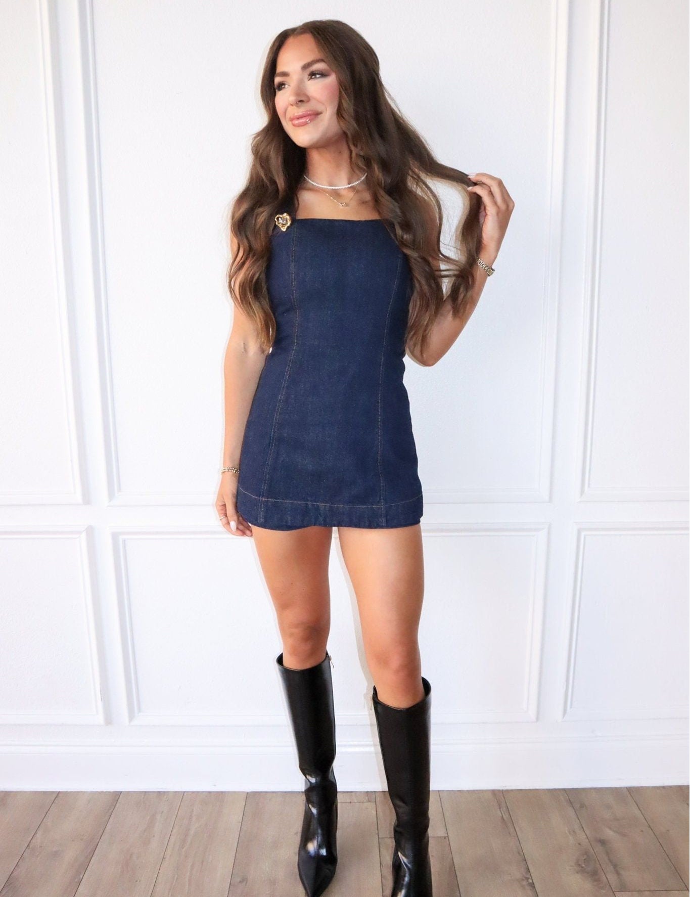 Caryl Denim Romper - Keepsake