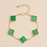 Colorful Charm Bracelet - Silver