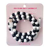 Charging Cable - Black & White - Christmas Gift - Keepsake