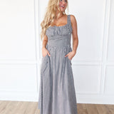 Checkmate Corset Maxi Dress - Keepsake