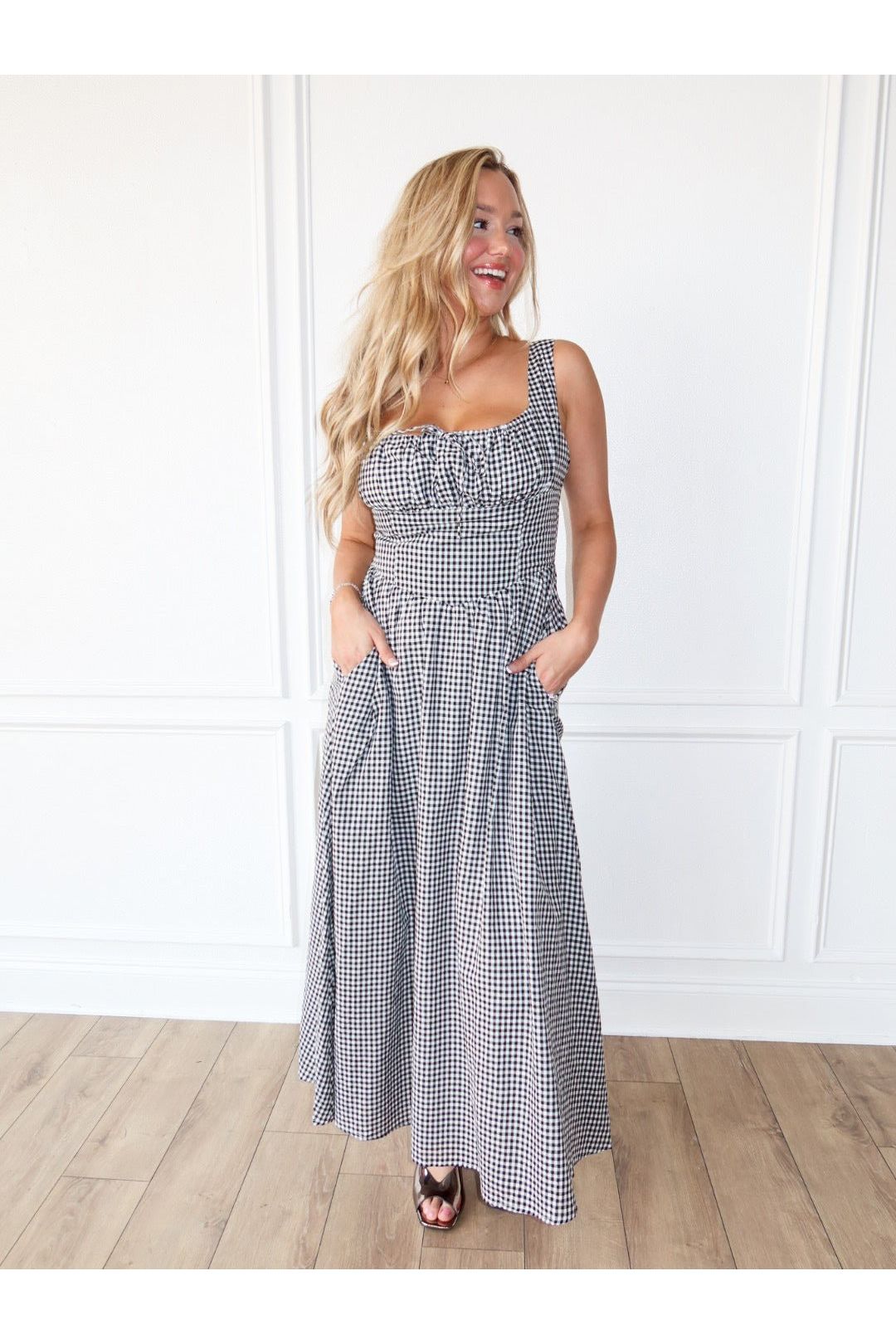 Checkmate Corset Maxi Dress - Keepsake