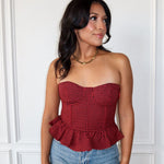 Checkmate Corset Top - Keepsake
