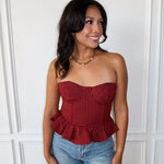 Checkmate Corset Top - Keepsake