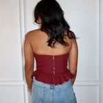 Checkmate Corset Top - Keepsake