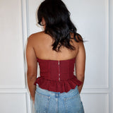 Checkmate Corset Top - Keepsake
