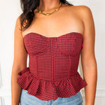 Checkmate Corset Top - Keepsake