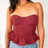 Checkmate Corset Top - Keepsake