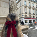 Classic Velvet Hair Bow Barrette - Keepsake