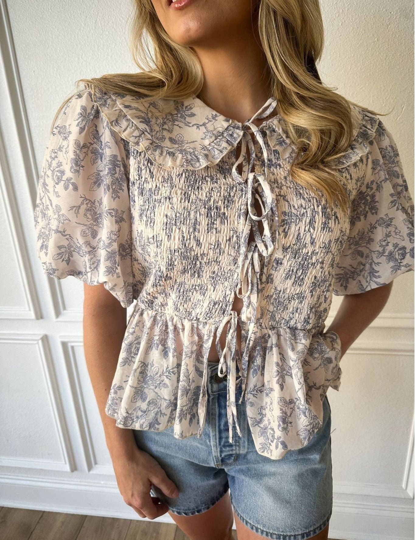 Cottage Core Smocked Top - Keepsake
