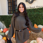 Cozy Intentions Sweater Dress - Olive - Keepsake