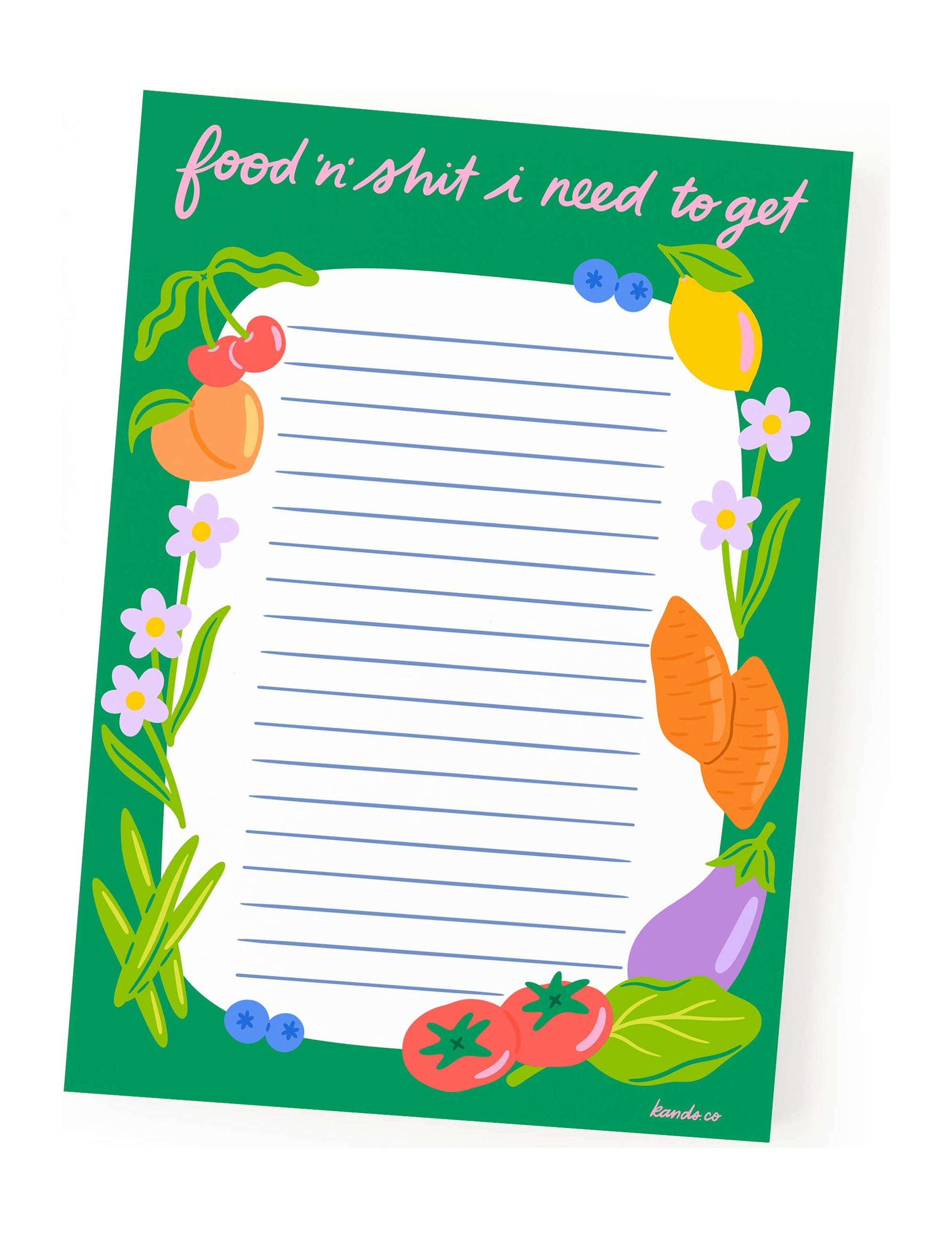 Food 'n' Shit Notepad - Keepsake