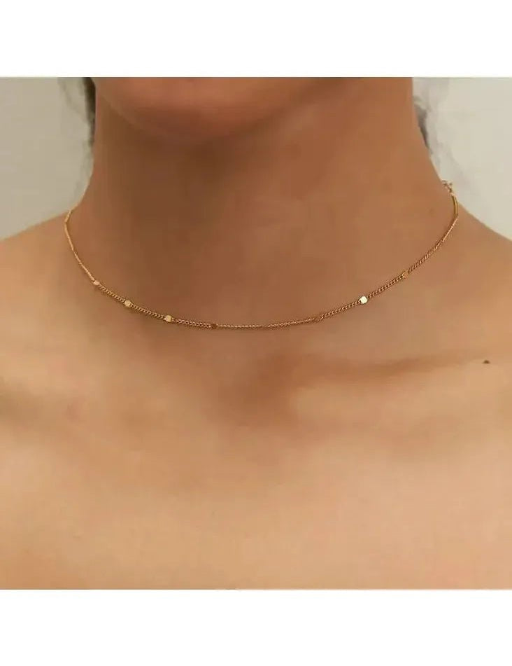 Dainty Sparkle Chain Choker - Keepsake