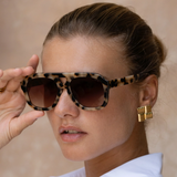 Voyager Sunglasses: Milky Tortoise