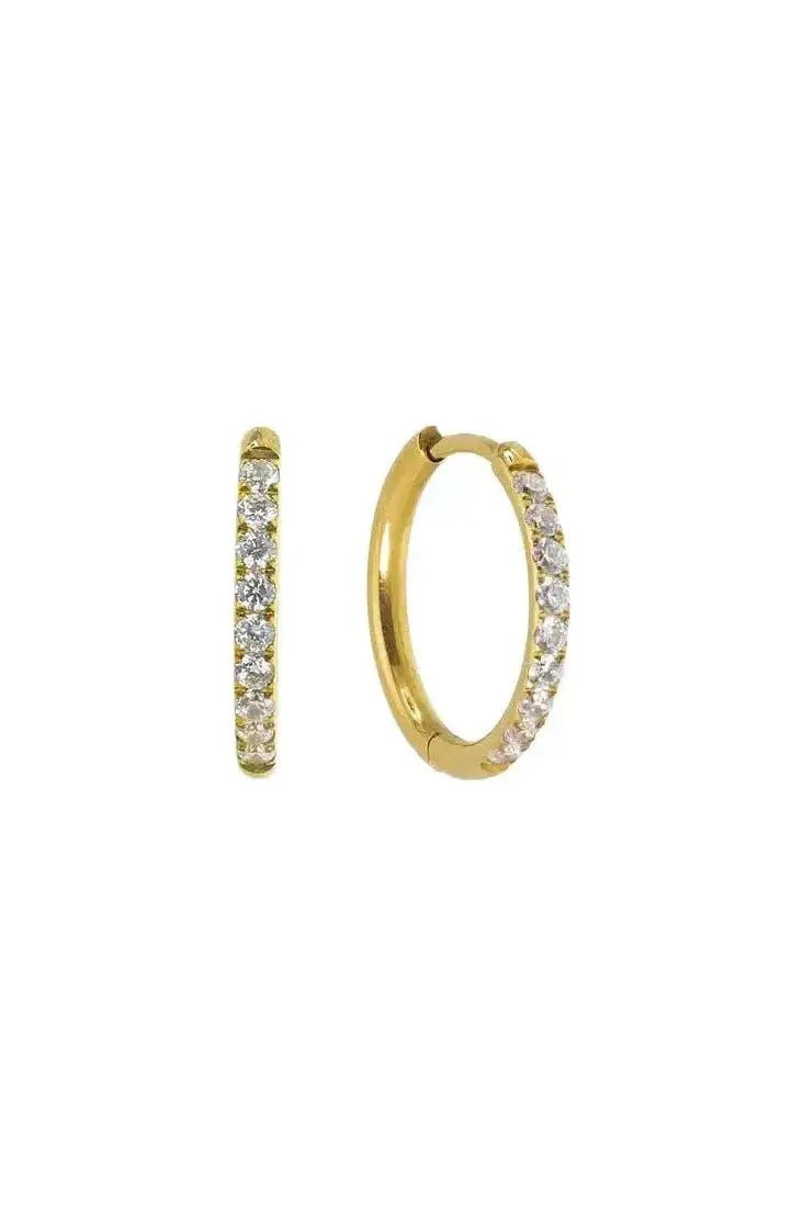 Diamond Hoops 18mm - Keepsake