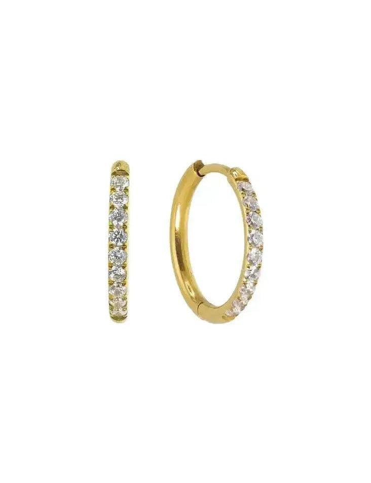 Diamond Hoops 18mm - Keepsake