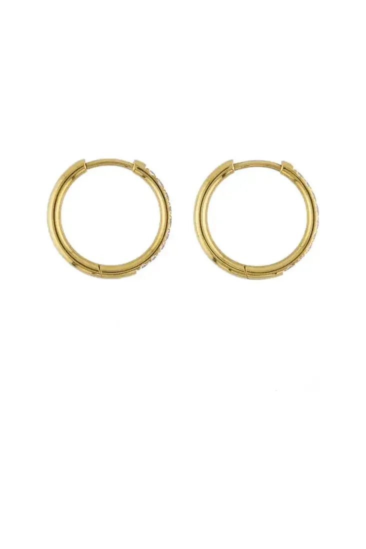 Diamond Hoops 18mm - Keepsake