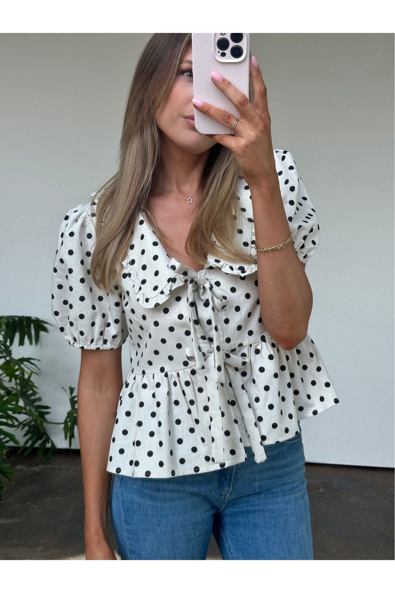 Dottie Linen Blouse - Keepsake