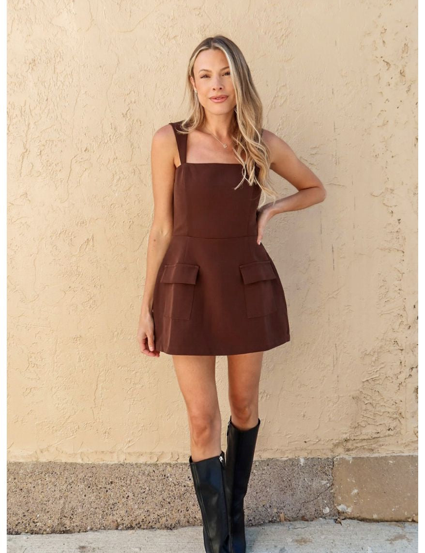 Double Take Romper - Chocolate - Keepsake
