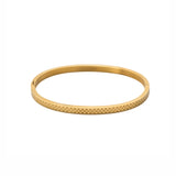 Chess Waterproof Gold Bangle Bracelet