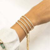 Pull Tie Tennis Bracelet