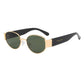 Elliott Polarized Sunglasses: Brown/Gold