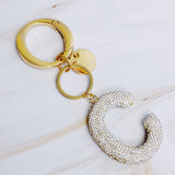 It Girl Glam Initial Key Chain