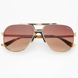 Logan Sunglasses: Tortoise / Brown