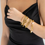 Gold Watch Band Bracelet