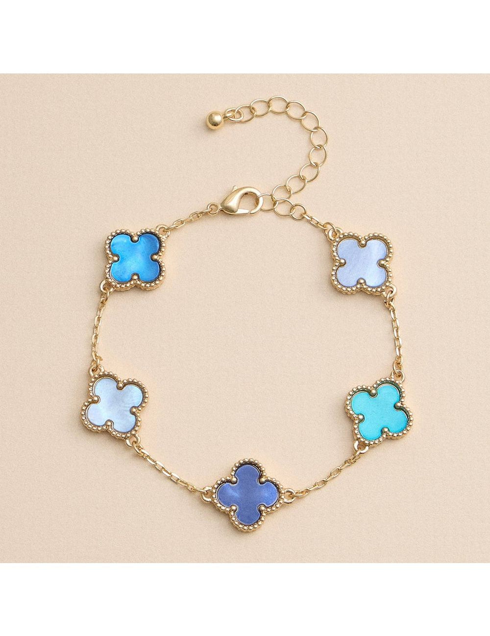 Floral Charm Bracelet: Blue - Keepsake