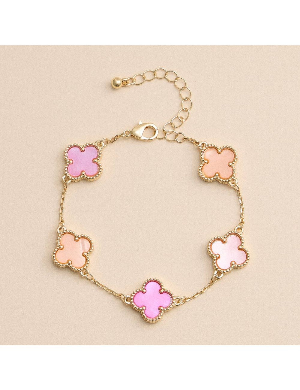 Floral Charm Bracelet: Pink - Keepsake