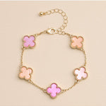 Floral Charm Bracelet: Pink - Keepsake