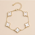 Floral Charm Bracelet: White - Keepsake
