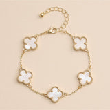 Floral Charm Bracelet: White - Keepsake