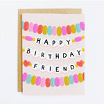 Friendship Bracelet Birthday Card - Keepsake