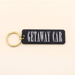 Getaway Car Keychain: Black / Keychain with Hang Tag - Keepsake