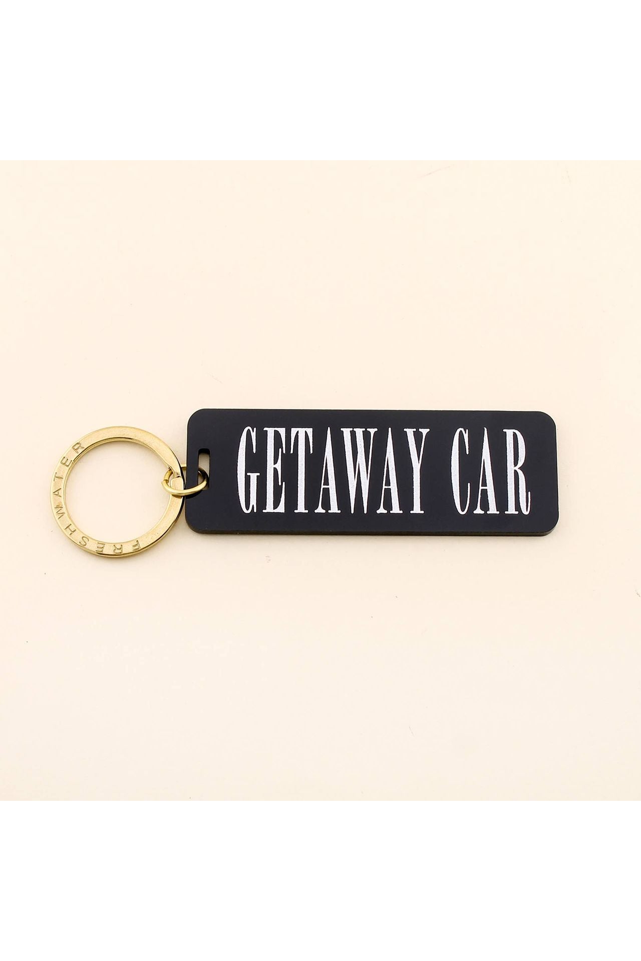 Getaway Car Keychain: Black / Keychain with Hang Tag - Keepsake