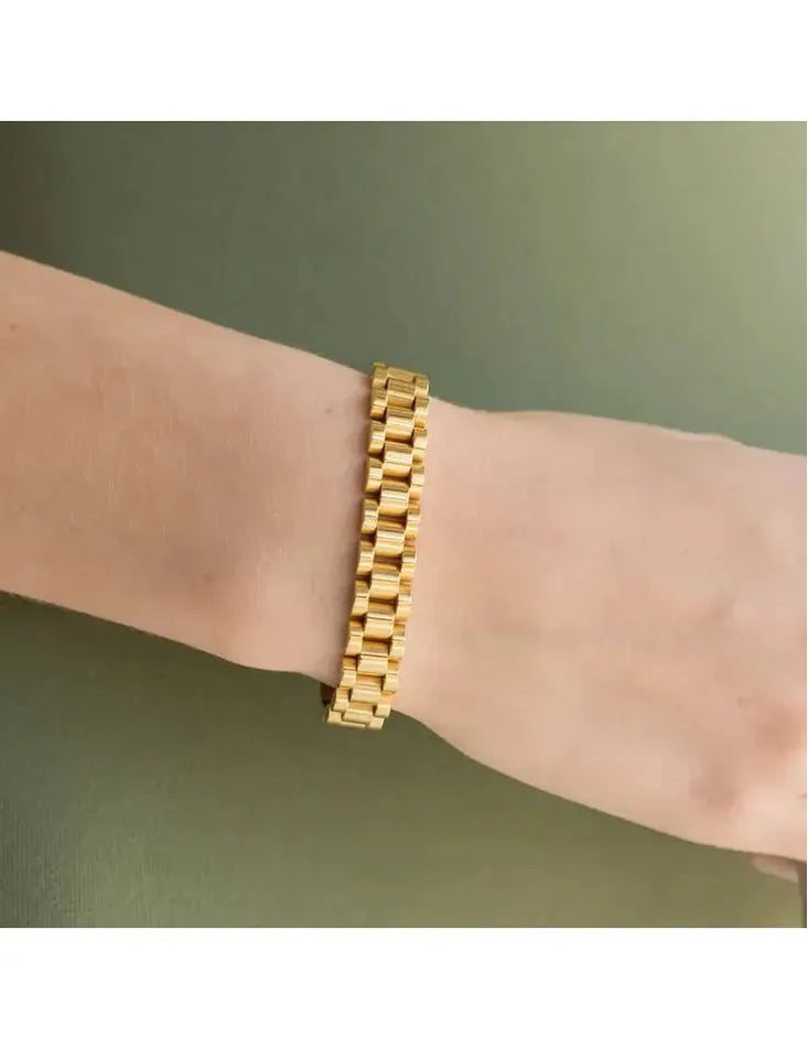 Gold Watch Band Bracelet - Keepsake