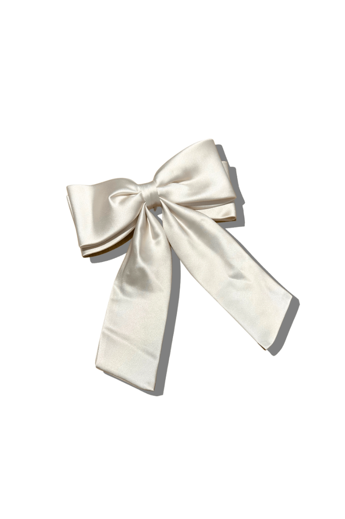 Handmade Perfect Satin Hair Bow Clip - Keepsake