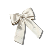 Handmade Perfect Satin Hair Bow Clip - Keepsake