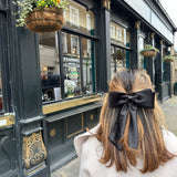 Handmade Perfect Satin Hair Bow Clip - Keepsake