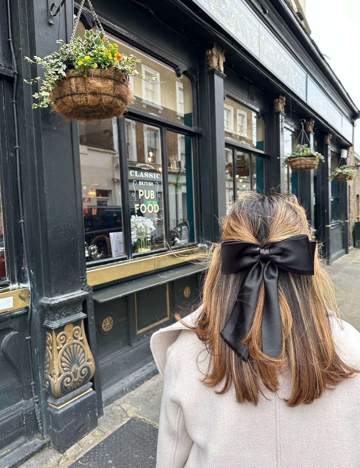 Handmade Perfect Satin Hair Bow Clip - Keepsake