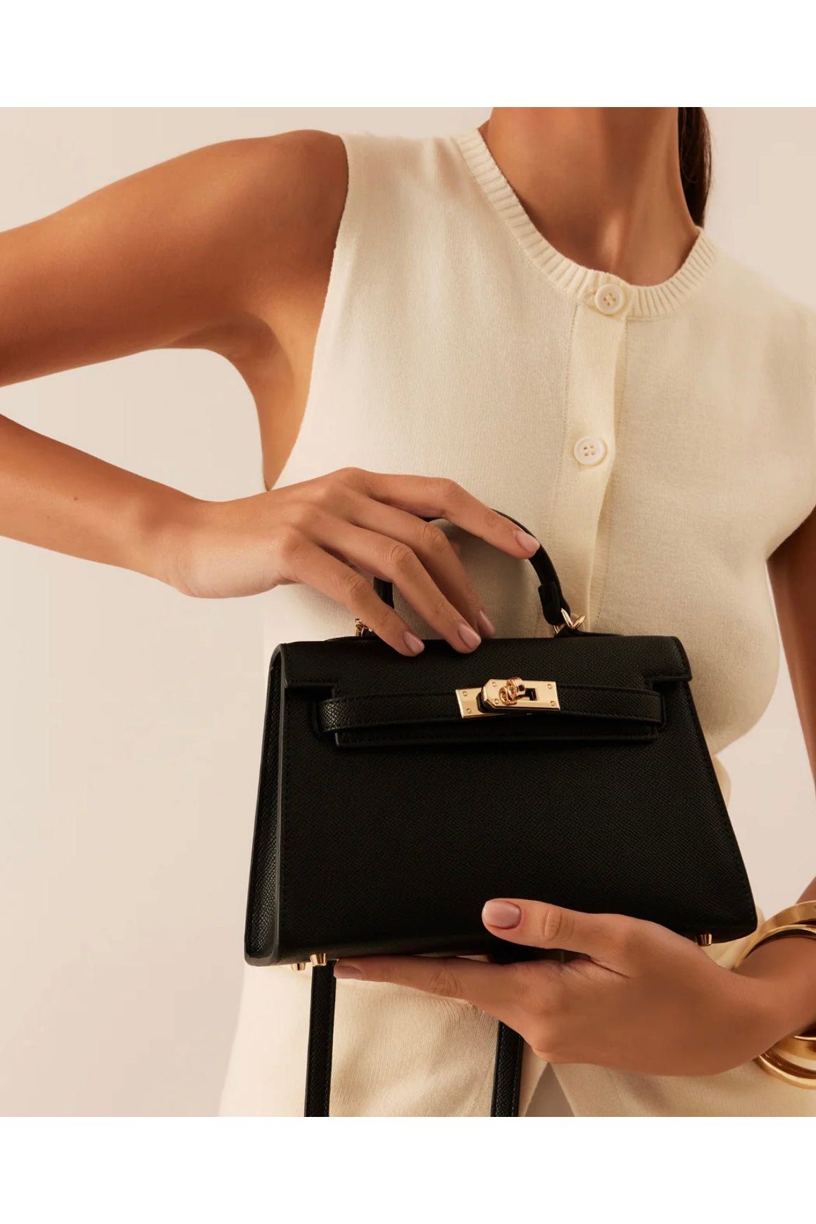 Hariette Handle Bag - Black - Keepsake
