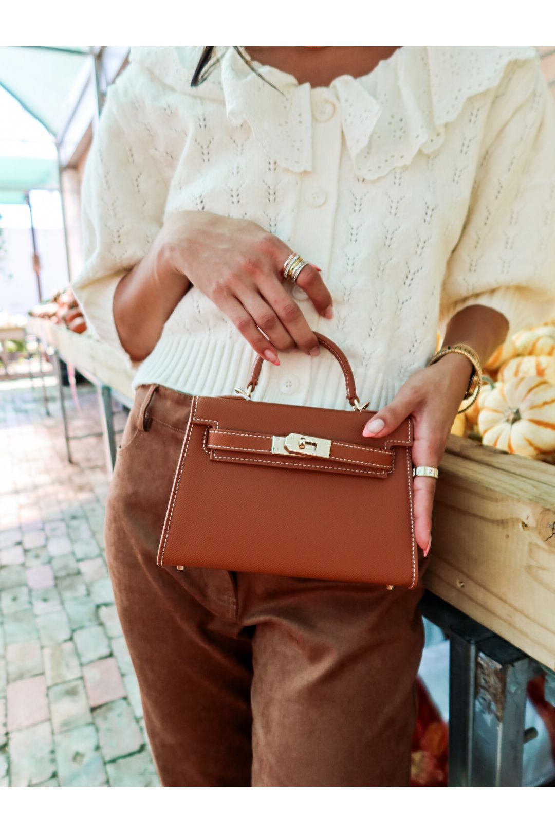 Hariette Handle Bag - Tan - Keepsake