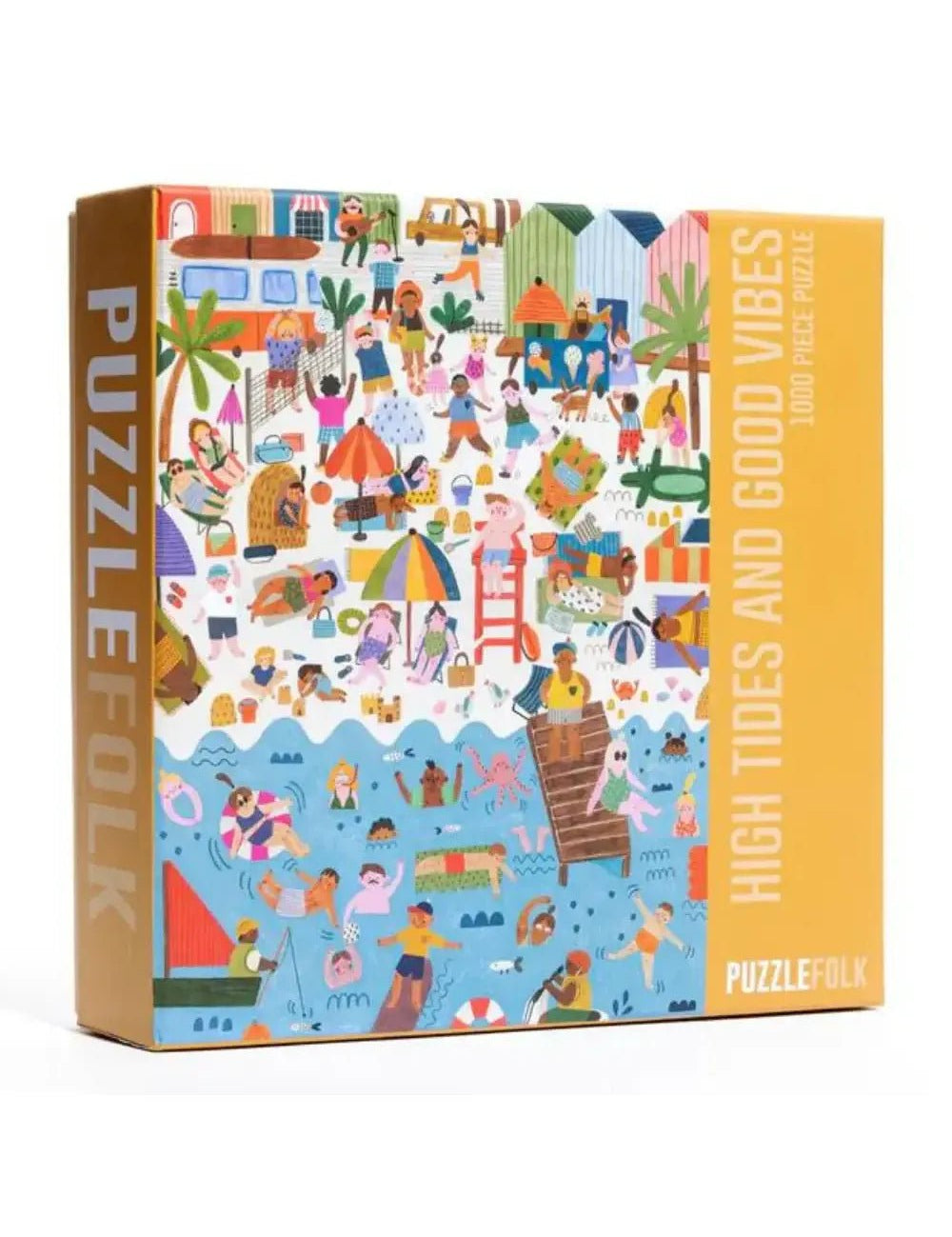 High Tides and Good Vibes 1,000 Piece Beach Puzzle - Keepsake