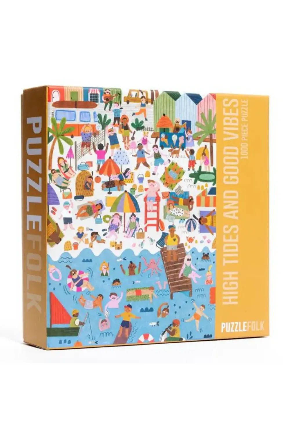 High Tides and Good Vibes 1,000 Piece Beach Puzzle - Keepsake