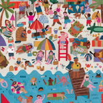 High Tides and Good Vibes 1,000 Piece Beach Puzzle - Keepsake