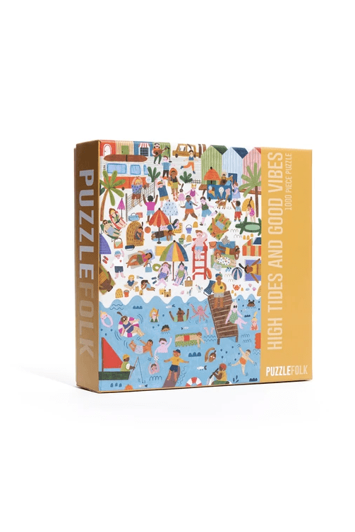 High Tides and Good Vibes 1,000 Piece Beach Puzzle - Keepsake