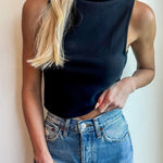 Hustle High - Neck Sleeveless Top - Keepsake