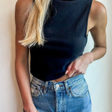 Hustle High - Neck Sleeveless Top - Keepsake